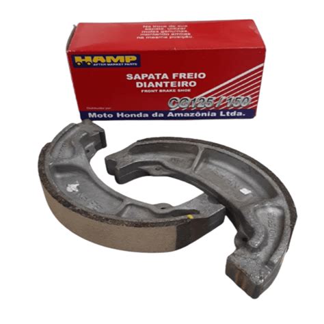 SAPATA FREIO DIANTEIRA CG125 CG150 NX160 COD H0643GBJK20 MOTOPARTS