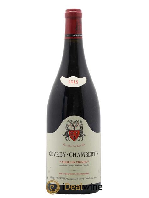 Buy Gevrey Chambertin Vieilles Vignes Geantet Pansiot 2018 Lot 8090