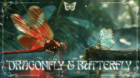 Dragonfly Butterfly K Peaceful Nature Scenes Fps Music For