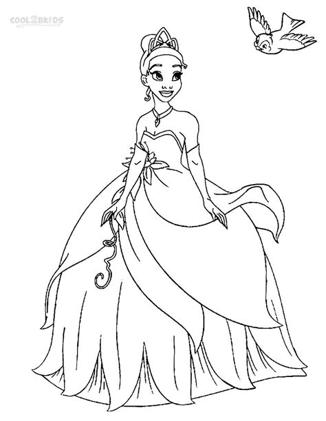 Printable Princess Tiana Coloring Pages For Kids Cool2bkids