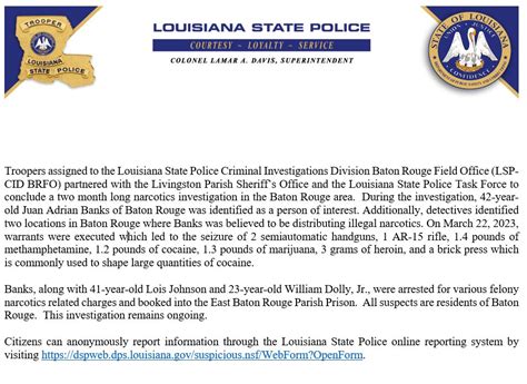 La State Police On Twitter Troopers Assigned To The Louisiana State