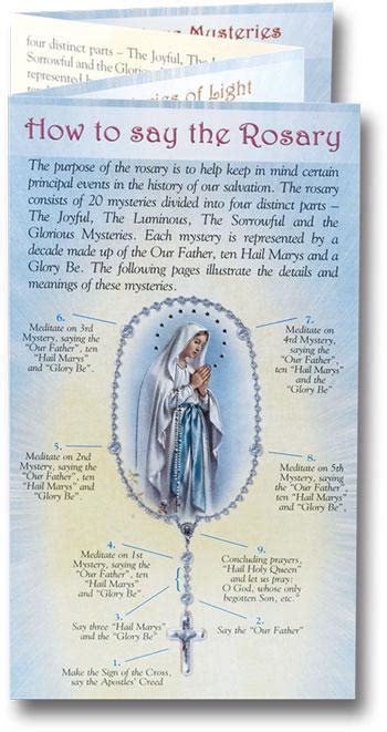 How To Pray The Rosary Pamphlet