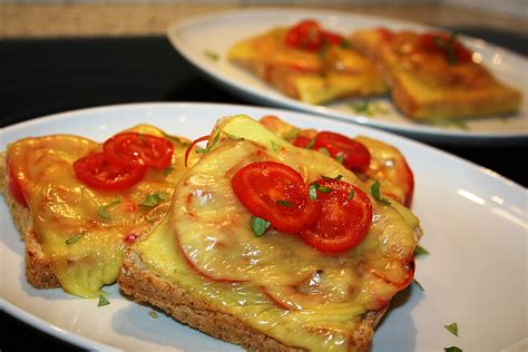 Überbackene Paprikaringe auf Toast von andingi Chefkoch de