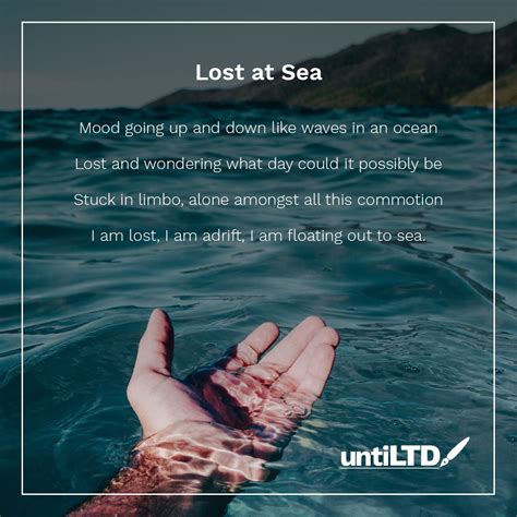 Lost at Sea. Mood going up and down like waves in an… | by untiLTD | Medium