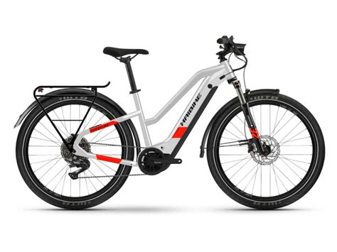 Haibike Trekking 7 Mid Grey Red Yamaha 630 Wh Ekone E Bike Shops