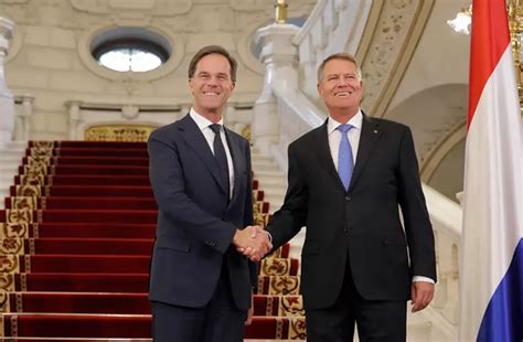 Premierul Olandei Vizit N Rom Nia Mark Rutte Se Nt Lne Te Cu Iohannis