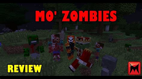 Mo Zombies Mod Minecraft Review Youtube