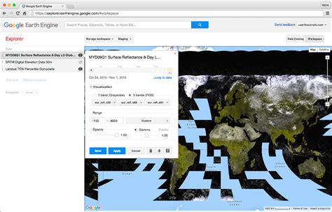 Platform Google Earth Engine