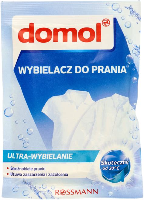 DOMOL wybielacz w proszku do białych tkanin 50 g Drogeria Rossmann pl