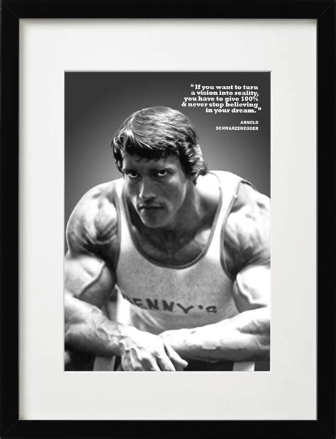 Arnold Schwarzenegger Poster Canvas Wall Art Decor For Gym Etsy