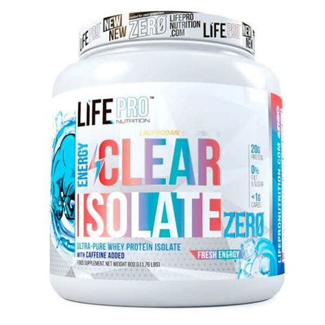 Energy Clear Isolate Zero 800g LifePRO Whey Protein Isolat