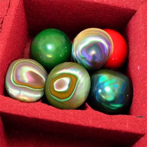 Abalone Spheres On A Red Cube Stable Diffusion OpenArt