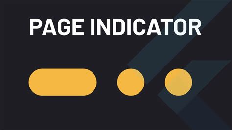 Quick Simple Page Indicator Flutter DIY Widgets YouTube