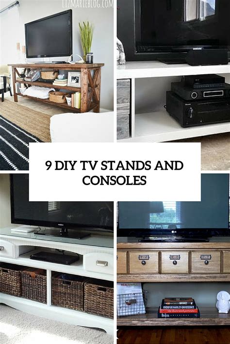 9 Cool DIY TV Stands And Consoles To Make - Shelterness