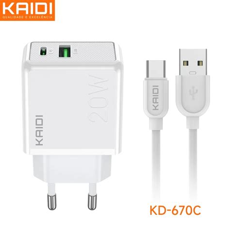 Representante Oficial Dos Produtos Kaidi No Brasil Carregador Usb E