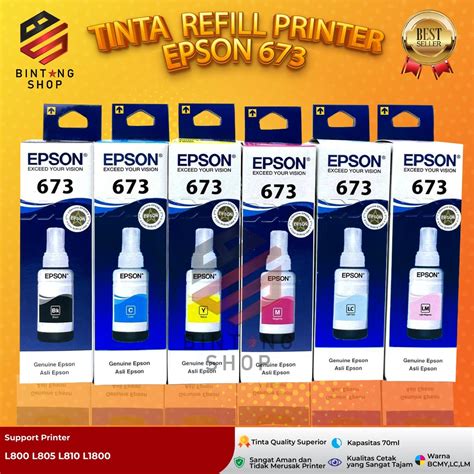 Jual Set Pcs Tinta Epson Tipe Printer L L L L