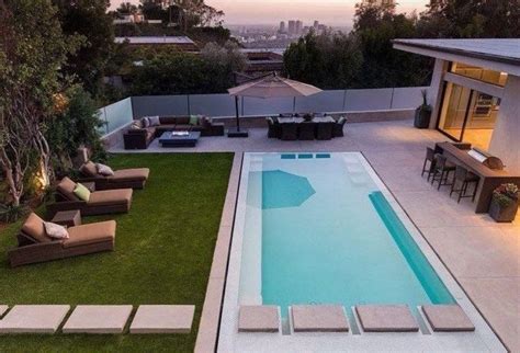 Creative Narrow Pools For The Tightest Spaces Ideas 27 Backyard Pool