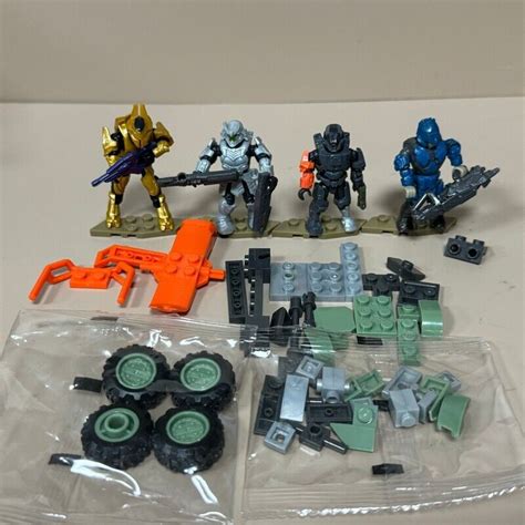 Set Halo Mega Bloks Construx UNSC Mongoose Outriders Elite Spartan