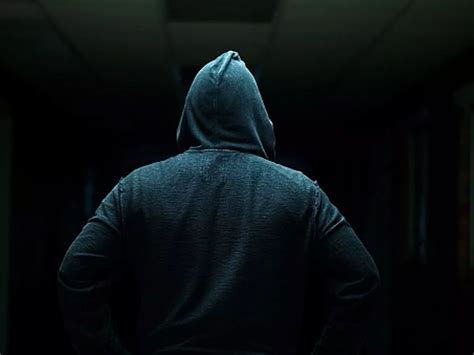 Dark Hooded Man