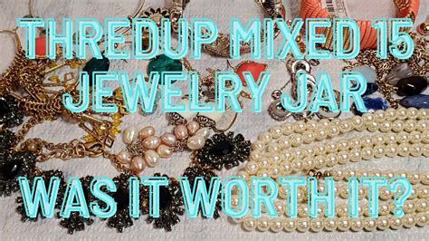 Meh Thredup Mixed Jewelry Rescue Box Jewelry Jar Unboxing Youtube