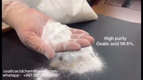 Oxalic Acid 99 6 White Crystalline Powder Youtube