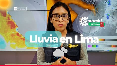 Senamhi Alerta Lluvias En Lima El Men