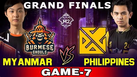 Bren Esports Vs Burmese Ghouls Game Grand Finals Philippines Vs