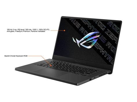 ASUS ROG Zephyrus G15 Ultra Slim Gaming Laptop 15 6 165Hz QHD