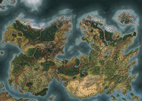 Cerilia No Grid Inkarnate Create Fantasy Maps Online