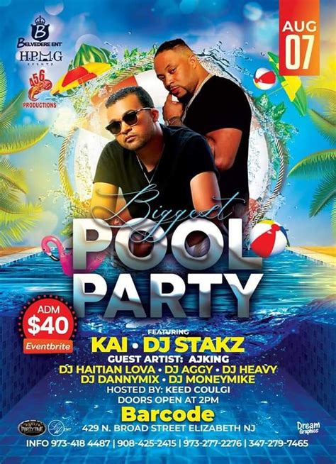 Pool Party Flyer Psd