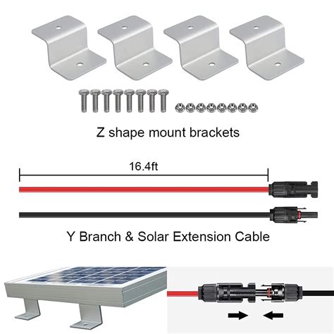 Eco Worthy W Solar Panel Kit Off Grid System W V