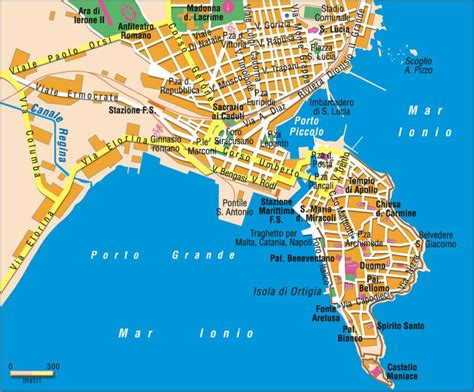 Siracusa Map