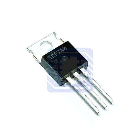 Transistor MOSFET IRF740 Canal N Pack 2 Unidades