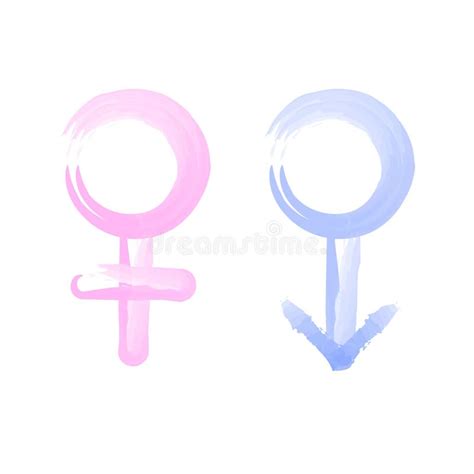 Female And Male Sex Icon Symbol Of Men And Women Stock Illustration