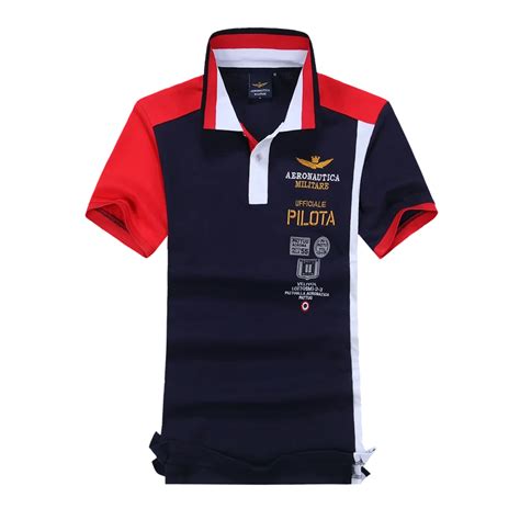 2016 New Mens Polo Shirts Air Force Embroidery Polo Shirt Men S Casual Shirt 100 Cotton Male