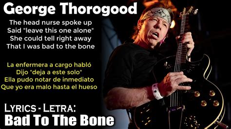 George Thorogood Bad To The Bone Lyrics Eng Esp YouTube Music