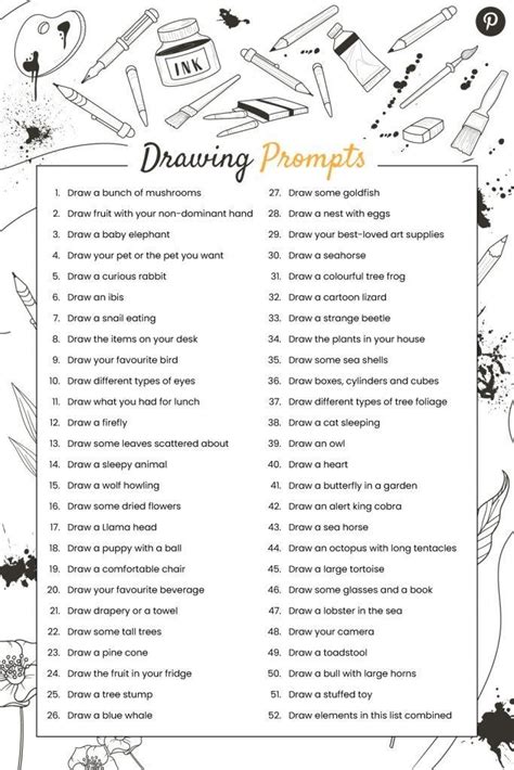 Pin By Claire Wright On Doodle A Day ️ Art Journal Challenge Drawing Prompt Creative