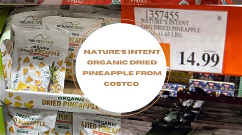 Nature S Intent Organic Dried Pineapple From Costco YouTube