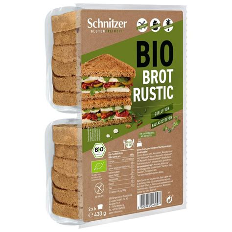 Schnitzer Brot Rustic Glutenfrei 430 G Shop Apotheke