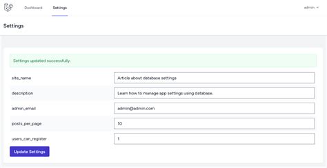 Store Laravel Global Settings In The Database With Caching