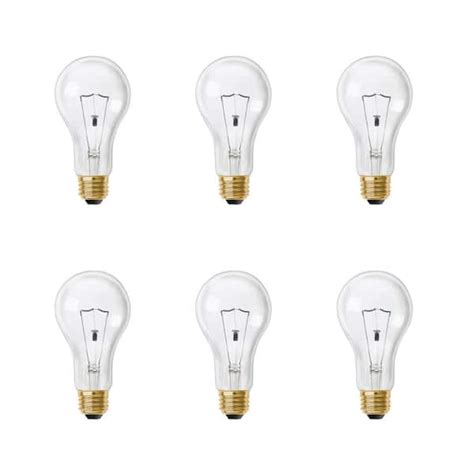 Feit Electric 200 Watt A21 Utility High Brightness Clear Glass E26 Medium Base Incandescent