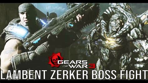 Lambent Zerker Boss Fight Gears Of War Gearsofwar Cutscene