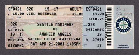 John Olerud HR 189 GRAND SLAM 2001 04 21 Seattle Mariners Vs Anaheim