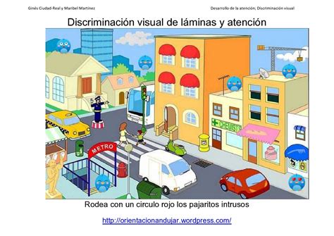 DISCRIMINACIÓN VISUAL DE LAMINAS Y ATENCIÓN