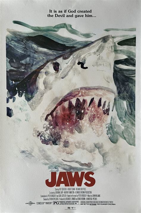 Jaws Alternative Movie Poster Steven Spielberg Art Print