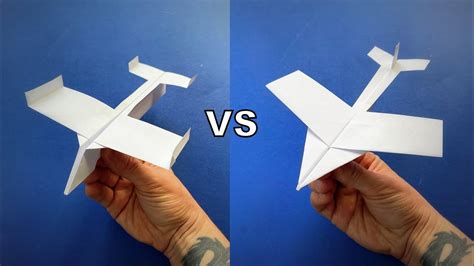 Best Glider Vs New Glider Paper Planes How To Make A Paper Airplane