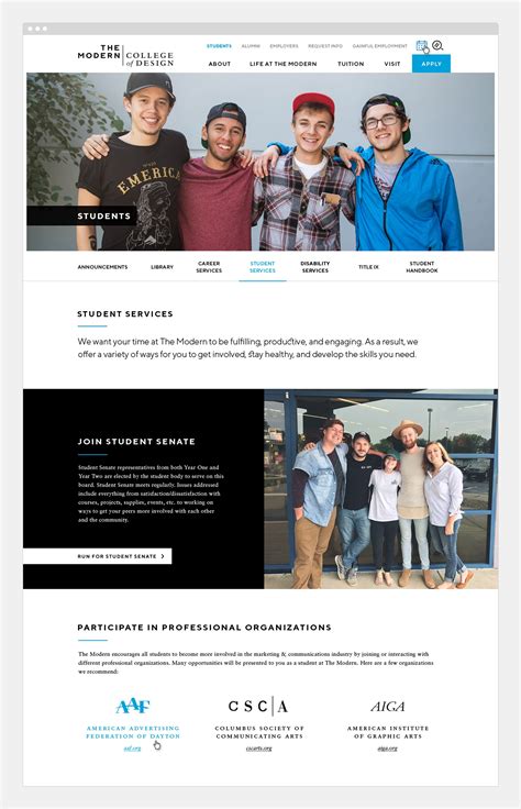 The Modern College of Design | Sydney Lynn Creative