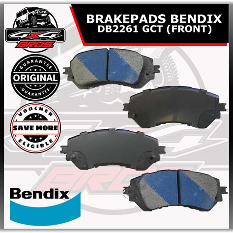 Brake Pads Bendix Db Gct Front For Toyota Vios Yaris