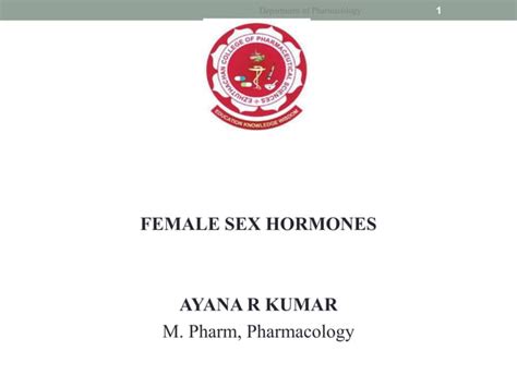 Female Sex Hormones Ppt