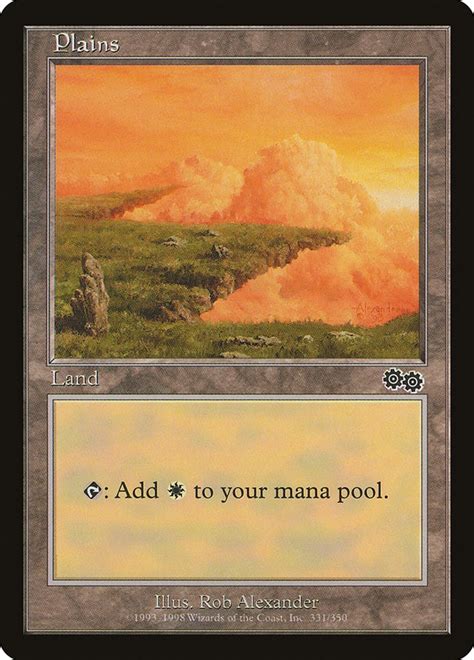 Plains Urza S Saga Magic The Gathering